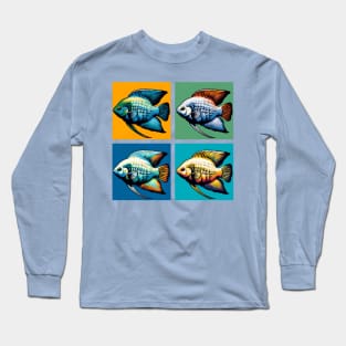 Pop Gourami - Cool Aquarium Fish Long Sleeve T-Shirt